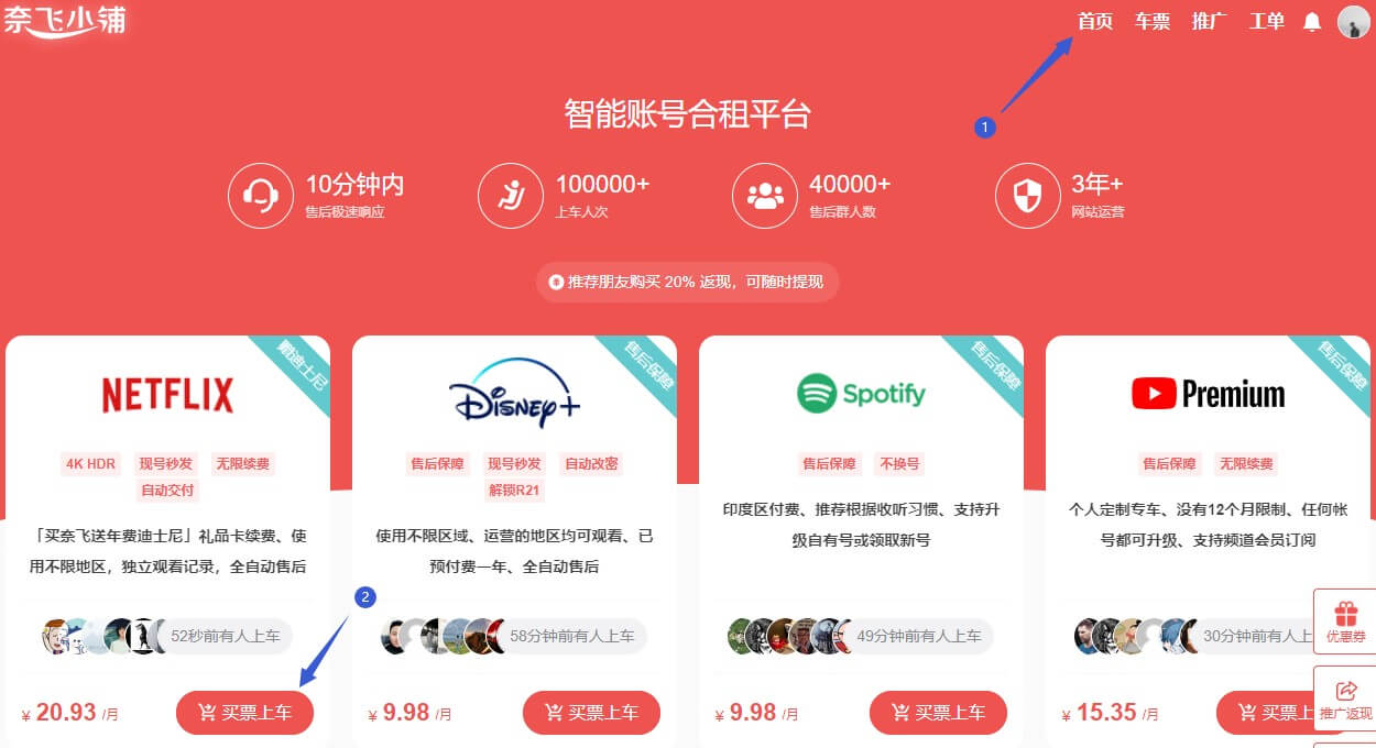 奈飞小铺合租第一步